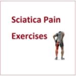 sciatica pain exercises android application logo